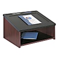 Safco® Tabletop Lectern, Mahogany 1 thumbnail image