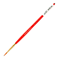 Winsor & Newton Sceptre Gold II Short-Handle Paint Brush 101, Size 3, Round Bristle, Sable Hair, Terracotta 1 thumbnail image