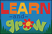 Carpets for Kids® KID$Value Rugs™ Learn & Grow Activity Rug, 4' x 6' , Blue 1 thumbnail image