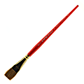 Winsor & Newton Sceptre Gold II Short-Handle Paint Brush 606, 3/4", One-Stroke Bristle, Sable Hair, Terracotta 1 thumbnail image