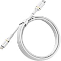 OtterBox Lightning to USB-C Cable - 6.56 ft Lightning/USB-C Data Transfer Cable - First End: 1 x Lightning - Male - Second End: 1 x USB Type C - Male - 480 Mbit/s - MFI - Cloud Dust White