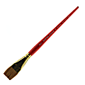 Winsor & Newton Sceptre Gold II Short-Handle Paint Brush 606, 1", One-Stroke Bristle, Sable Hair, Terracotta 1 thumbnail image