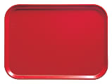 Cambro Camtray Rectangular Serving Trays, 14" x 18", Signal Red, Pack Of 12 Trays