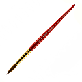 Winsor & Newton Sceptre Gold II Short-Handle Paint Brush 101, Size 12, Round Bristle, Sable Hair, Terracotta 1 thumbnail image