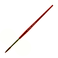 Winsor & Newton Sceptre Gold II Short-Handle Paint Brush 101, Size 8, Round Bristle, Sable Hair, Terracotta 1 thumbnail image