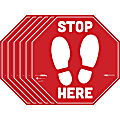 Tabbies BeSafe Messaging Carpet Decals, STOP HERE, Set Of 6 Decals 1 thumbnail image