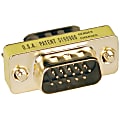 Eaton Tripp Lite Series Compact/Slimline VGA Video Gender Changer (HD15 M/M) - 1 x 15-pin HD-15 Male - 1 x 15-pin HD-15 Male 1 thumbnail image
