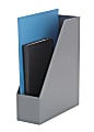 Realspace® Magazine File With Antimicrobial Treatment, 11-1/16"H x 3-1/8"W x 9-1/16"D, Gray 1 thumbnail image