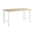 Bush Business Furniture Hustle 60"W Computer Desk With Metal Legs, Natural Elm, Standard Delivery 1 thumbnail image