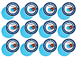 Nadex Coins Non-Slip Cash-Counting NXTE-1747 Fingertip Moistener Pads, 1-1/2" x 1-5/8", Blue, Pack Of 12 Pads 1 thumbnail image