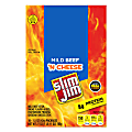 Slim Jim Beef And Cheese Packs, 1.5 Oz, Box Of 18 Packs