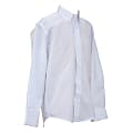 Royal Park Boys Uniform, Husky Long-Sleeve Oxford Polo Shirt, Medium, White