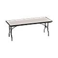 Iceberg IndestrucTable™ Folding Table, 30" x 72", Granite