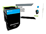 Lexmark™ 800X2 Cyan Extra-High Yield Toner Cartridge 1 thumbnail image