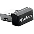 Verbatim 4GB Store 'n' Stay Nano USB Flash Drive - Black - 4 GB - Black 1 thumbnail image