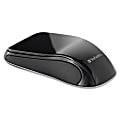 Verbatim Wireless Optical Touch Mouse - Optical - Wireless - Radio Frequency - Black - 1 Pack - USB 2.0 - 1200 dpi - Symmetrical