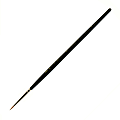 Winsor & Newton Series 7 Kolinsky Miniature Paint Brush, Size 1, Round Bristle, Sable Hair, Black