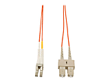 Eaton Tripp Lite Series Duplex Multimode 62.5/125 Fiber Patch Cable (LC/SC), 2M (6 ft.) - Patch cable - SC multi-mode (M) to LC multi-mode (M) - 2 m - fiber optic - duplex - 62.5 / 125 micron
