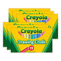 Crayola Colored Drawing Chalk, 12 Colors Per Pack, Set Of 6 Packs 1 thumbnail image