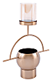 Zuo Modern Candle Holder, 17 3/4"H x 13 13/16"W x 5 15/16"D, Antique Brass 1 thumbnail image