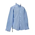 Royal Park Unisex Uniform, Long-Sleeve Oxford Polo Shirt, X-Small, Blue