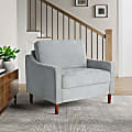 Lifestyle Solutions Shendi Fabric Guest Chair, Light Gray 1 thumbnail image