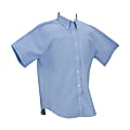 Royal Park Ladies Uniform, Short-Sleeve Oxford Polo Shirt, XXX-Large, Blue