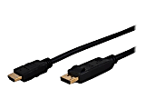 Comprehensive Standard Series DisplayPort To HDMI High-Speed Cable, 6'