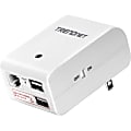 TRENDnet TEW-714TRU IEEE 802.11n  Wireless Router - 2.40 GHz ISM Band - 18.75 MB/s Wireless Speed - 1 x Broadband Port - USB - Fast Ethernet - Wall Mountable, Desktop 1 thumbnail image