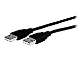 Comprehensive USB 2.0 A to A Cable 6ft - Black 1 thumbnail image