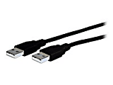 Comprehensive USB 2.0 A to A Cable 6ft - Black