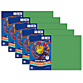 Tru-Ray Construction Paper, Heavyweight, 12" x 18", Holiday Green, 50 Sheets Per Pack, Set Of 5 Packs