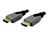 Comprehensive Standard - HDMI cable with Ethernet - HDMI male to HDMI male - 3 ft - triple shielded - black 1 thumbnail image
