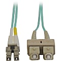 Eaton Tripp Lite Series 10Gb Duplex Multimode 50/125 OM3 LSZH Fiber Patch Cable (LC/SC) - Aqua, 5M (16 ft.) - N81605M 1 thumbnail image
