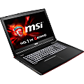 MSI GE72 Apache-078 17.3" Performance/ Gaming Laptop - Intel Core i7 (5th Gen) i7-5700HQ Quad-core (4 Core) 2.70 GHz - Aluminum Black 1 thumbnail image