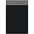 Partners Brand 10" x 13" Poly Mailers, Black, Case Of 100 Mailers