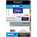 AT-A-GLANCE® EttaVee Daily/Monthly Loose-Leaf Planner Refill Pages, 5-1/2" x 8-1/2", January to December 2024, EV81-125 1 thumbnail image