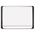 MasterVision® Porcelain Dry-Erase Whiteboard, 24" x 36", Aluminum Frame With Silver/Black Finish