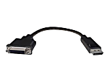 Comprehensive DisplayPort Male To DVI Female Adapter Cable - 8" DisplayPort/DVI-D Video Cable  - DP2DVIF 1 thumbnail image