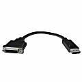 Comprehensive DisplayPort Male To DVI Female Adapter Cable - 8" DisplayPort/DVI-D Video Cable  - DP2DVIF 1 thumbnail image