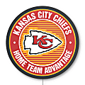 Imperial NFL Home Team Advantage LED Lighted Sign, 23" x 23", Kansas City Chiefs 1 thumbnail image