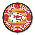 Imperial NFL Home Team Advantage LED Lighted Sign, 23" x 23", Kansas City Chiefs