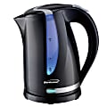 Brentwood® KT-1616BK 1,100-Watt 1.7 L Cordless Electric Kettle with Concealed Stainless Steel Heating Element, Black 1 thumbnail image