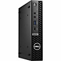 Dell OptiPlex 7000 7010 Desktop PC, Intel Core i5, 8GB Memory, 256GB Solid State Drive, Windows 11 Pro, Micro PC Form Factor, No Optical Drive, Wireless LAN, Total Number of USB Ports: 5, Number of DisplayPort Outputs