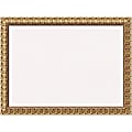 Amanti Art Florentine Non-Magnetic Cork Bulletin Board, 31" x 23", White, Gold Wood Frame 1 thumbnail image