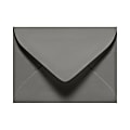 LUX Mini Envelopes, #17, Gummed Seal, Smoke Gray, Pack Of 250