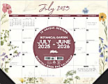 2025-2026 Willow Creek Press Academic Monthly Desk Pad Calendar, 22" x 17", Botanical Garden, July 2025 To June 2026, 54987 1 thumbnail image
