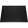 SKILCRAFT 7220-01-582-6248 Entry Scraper Mat - Floor - 72" Length x 36" Width x 0.62" Thickness - Vinyl - Black