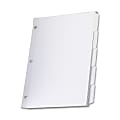 TOPS Oxford® Self-Adhesive 8-Tab Custom Dividers, White, Box Of 25 Tabs 1 thumbnail image