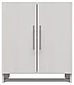 Ameriwood™ Home Camberly 2-Door Wall Cabinet With Hanging Rod, 26-15/16”H x 23-1/2”W x 15-3/8”D, Ivory 1 thumbnail image
